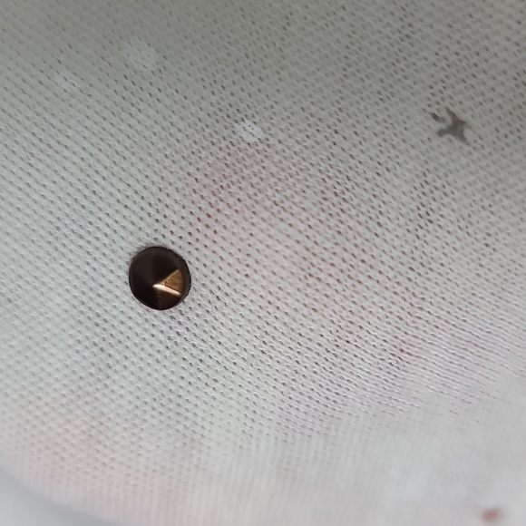 CHASER Paint Splatter Distressed Tank Cream Sleeveless Top Size Large - Picture 16 of 16